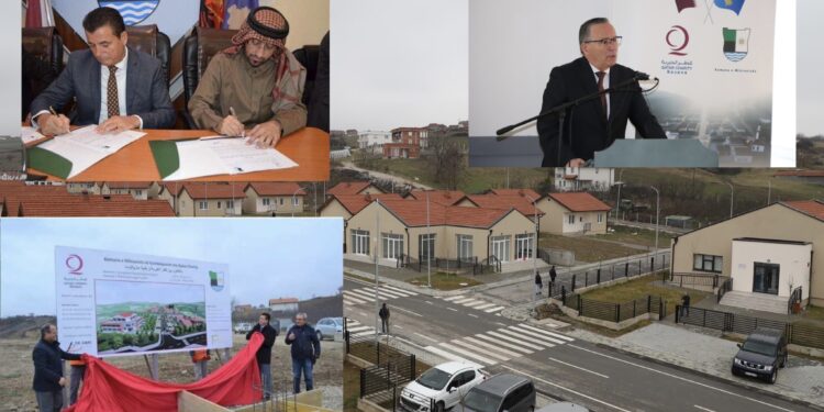 Bedri Hamza vazhdon të krekoset me projektet e ish kryetarit Bahtiri, sot u përuruan 40 shtëpi në Frashër