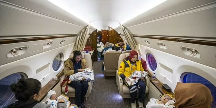 Erdogan lëshon avionin presidencial në shërbim të 16 foshnjave
