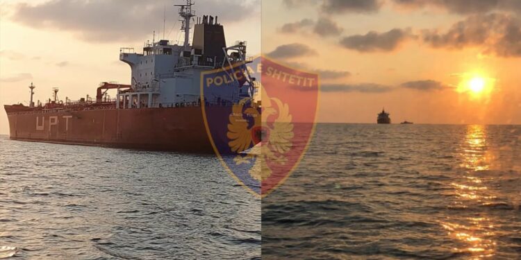 Policia bllokon anijen ruse me mbi 22 mijë litra naftë në Portin e Durrësit