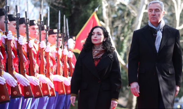 Osmani pas takimit me Gjukanoviqin: E ardhmja e Kosovës dhe Malit të Zi është në BE
