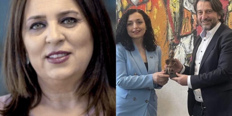 Përparim Rama e priti me “dhuratë”, Vlora Dumoshi thumbon Vjosa Osmanin: “Ik nga froni moj Hyjneshë”