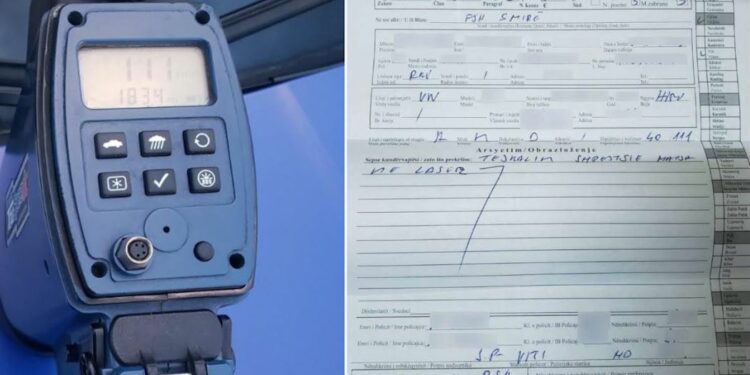 Voziti 70 km/h më shpejtë se që është e lejuar, gjobitet dhe i konfiskohet patentë shoferi