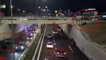 Pamjet e frikshme nga aksidenti në Tiranë, “Audi” me shpejtësi skëterrë, “Benzi” shpëton për 1 sekondë