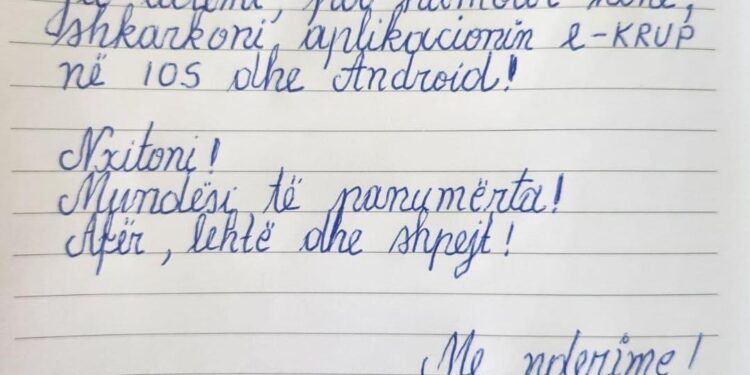 Njoftimi i pazakontë i kompanisë së ujësjellësit”Prishtina”