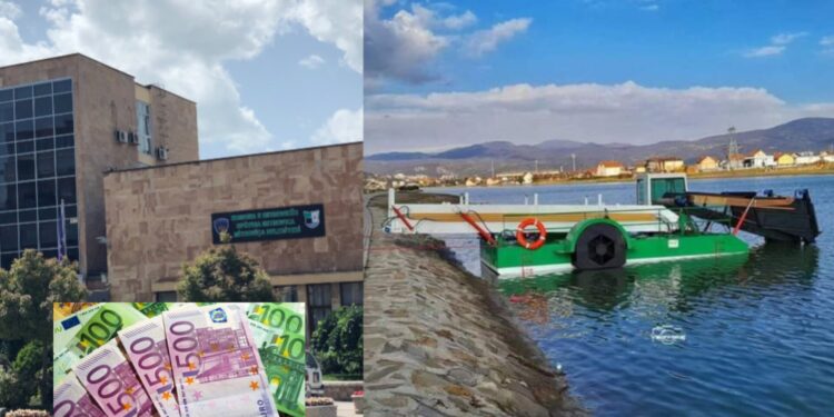 Komuna e Mitrovicës borxh 97 mijë e 828 euro për blerjen e makinës për pastrimin e Liqenit Akumulues