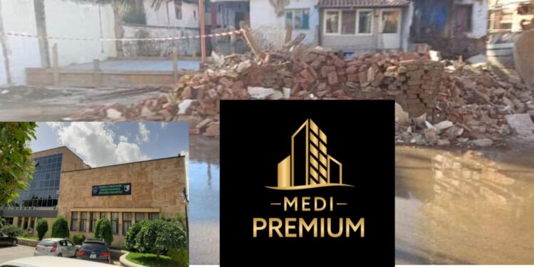 Inspektorët në Mitrovicë ia ndalin punimet kompanisë ndërtimore “MEDI Premium”, nuk kishte leje nga Komuna