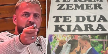 VIDEO- “Të kam zemër, të dua”, si reagoi Luizi kur pa dronin nga Kiara