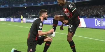 Milani në gjysmëfinale të Ligës së Kampionëve pas 16 vjetëve, eliminon Napolin