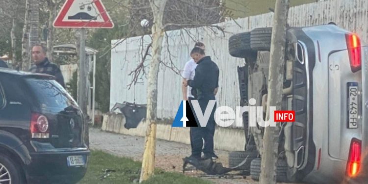 Aksident i rëndë trafiku në qendër të Vushtrrisë, ka të lënduar