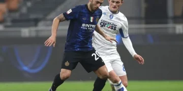 Empoli-Inter, publikohen formacionet zyrtare