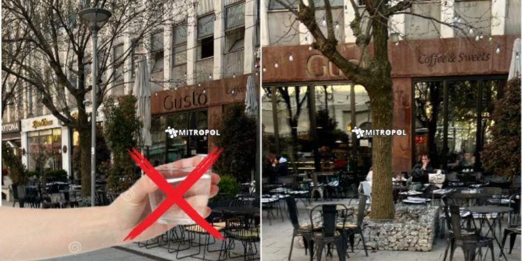 Veprim i ulët: Kafiteria “Gusto” gënjen klientët se uji i çeshmes s’pihet për t’i detyruar ata të blejnë ujë
