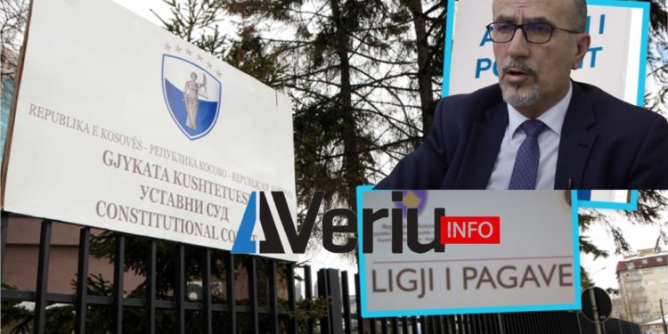 Haxhiu: Dërgimi i Ligjit të Pagave në Gjykatën Kushtetuese nga Avokati i Popullit, ua hoqi  maskën Qeverisë dhe Grupit Parlamentar të LVV-së