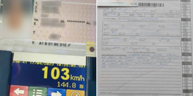 Mërgimtari i pafat, policia e Kosovës i merr patent-shoferin – shkeli rregullat e trafikut!