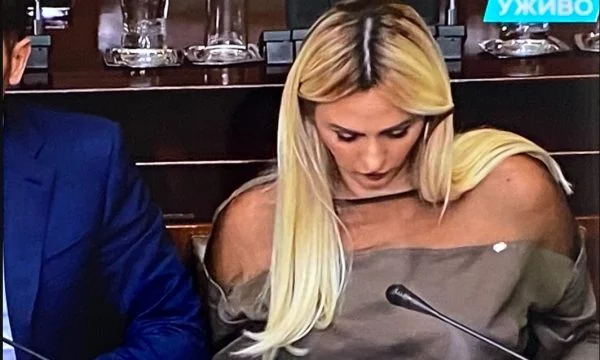 Në Kuvend me veshje transparente, ministrja serbe bëhet hit
