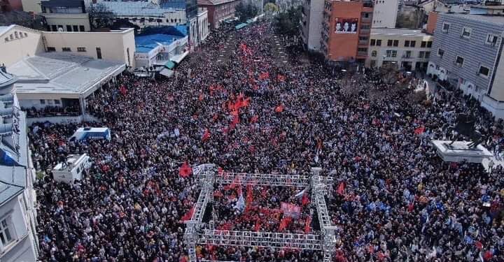 ”Liria ka emër” thotë se rreth 100 mijë qytetarë ishin sot pjesë e Marshit për Drejtësi
