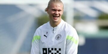 Haaland rikthehet në stërvitje për Manchester Cityn