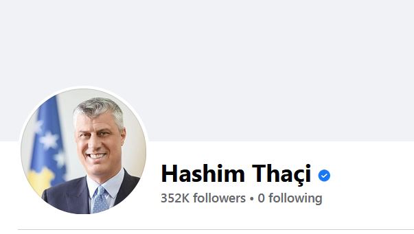 Policia rikthen profilin e Thaçit në Facebook, ishte vjedhur për një javë
