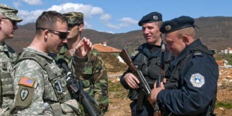 KFOR-i amerikan ofron ndihmë për Policinë e Kosovë me trajnime në terren