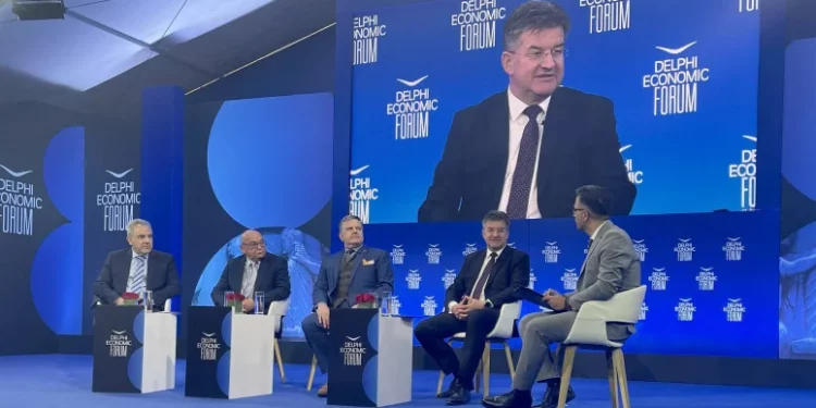 Lajçak në Forumin e Delfit e thotë prerë: Nuk është koha për ta hapur Urën e Ibrit