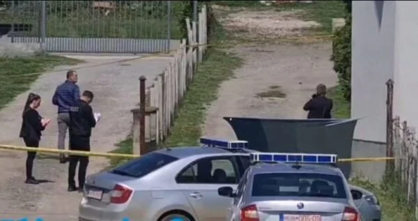 Pamje nga vendi i ngjarjes në Malishevë ku nipi dyshohet se vrau axhën