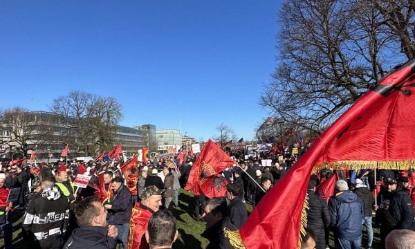 Protesta në Hagë, ish-këshilltari i Thaçit del me shifra, kaq është numri i pjesëmarrësve