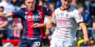 Milani gabon prapë, barazon me Bolognan