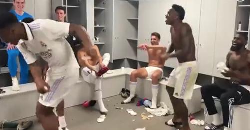 Festa e “çmendur” e futbollistëve të Real Madridit pas spektaklit ndaj Barcelonës