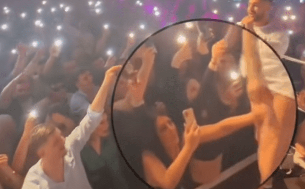 Fansja “çmendet” pas Butrint Imerit, e prek atë në vend intim (VIDEO)