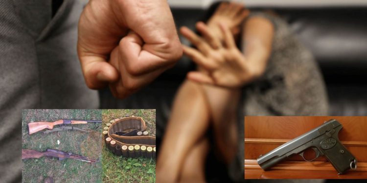 Arrestohet për rrahjen e gruas, Policia e Kosovës sekuestron dy revole, dy pushkë dhe mbi 400 fishekë