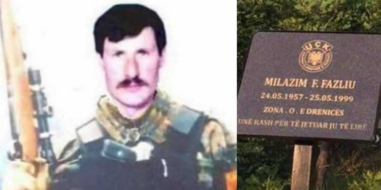Sot u bënë 24 vite nga rënia heroike e dëshmorit të kombit Milazim Fazliu