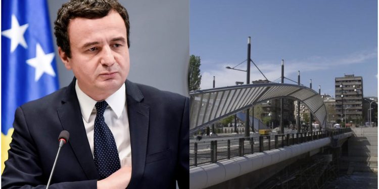 A do të diskutohet të hënën në Bruksel hapja e urës së Ibrit, flet Kurti