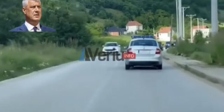 Video ekskluzive nga VeriuInfo: Hashim Thaçi përfundon vizitën në Burojë, kolonë e automjeteve të EULEX-it e shoqëron kthimin e tij
