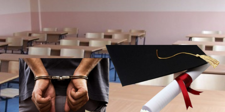 Bie në pranga sekretari i një shkolle: I mori 1 mijë e 200 euro duke premtuar diplomë për një nxënës