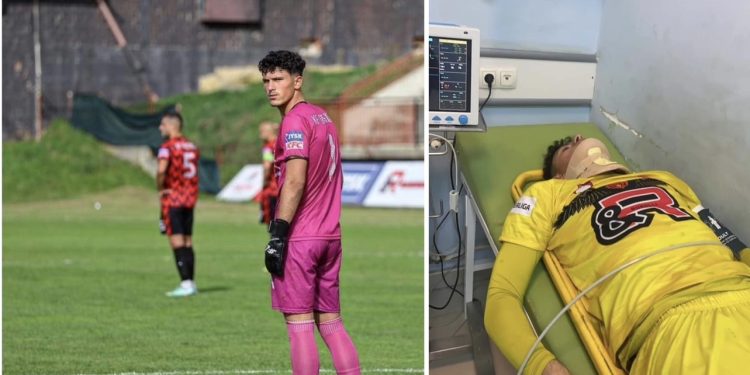 Portieri i Drenicës shpëtohet nga mjekët në spitalin rajonal të Mitrovicës, pasi mbeti pa vetëdije në fushë