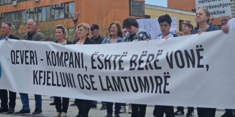 Nis protesta e punëtorëve të sektorit privat (FOTO)