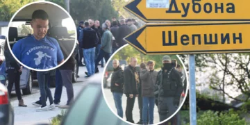 Pamje nga vendi ku dyshohet se është gjetur vrasësi masiv i sulmit në Serbi