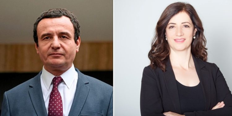 Kurti i dërgon letër urimi Ylfete Fanajt, për emërimin “Këshilltare Qeveritare” në Lucern të Zvicrës