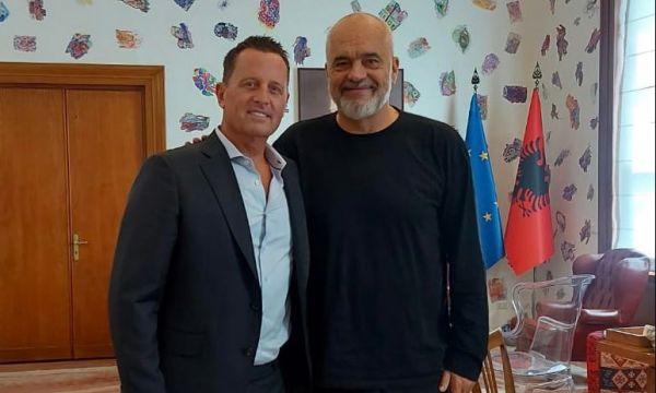 Grenell për drekë te Rama: Duhet bërë më shumë për ta liruar Hashim Thaçin nga Haga