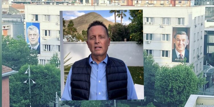 Grenell e kalon natën në Prishtinë, zgjohet me fotot e Veselit dhe Thaçit