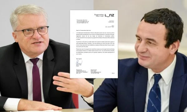Kryetari i Linzit të Austrisë i del në krah Kurtit: Agresioni s’duhet të jetë intrument i politikës ndërkombëtare, ju mbështes