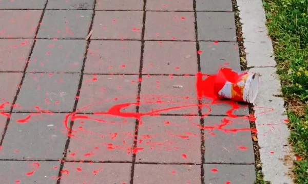 Vetura e Liburn Aliut sulmohet nga serbët në Leposaviq, gjuhet me ngjyrë të kuqe