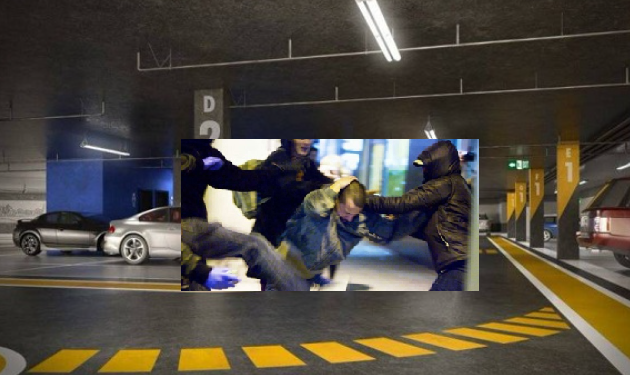 Babë dhe bir sulmojnë një person në parkingun e një restoranti në Prishtinë