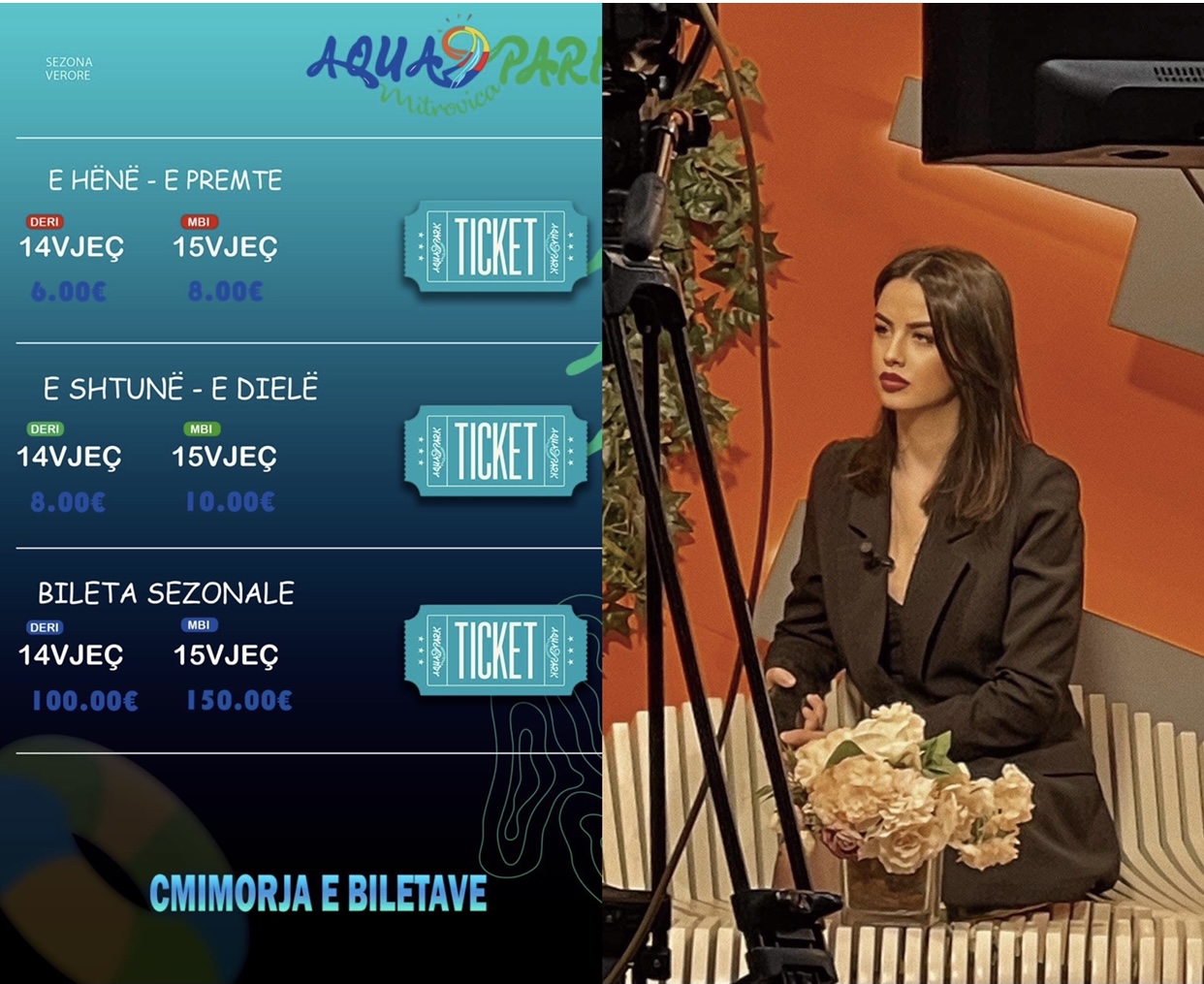 Reagon gazetarja Hajradini për çmimet e larta në pishinën “Aqua Park” në Mitrovicë: Për momentin jam në Gjermani hyrja në pishinë ishte 4 euro