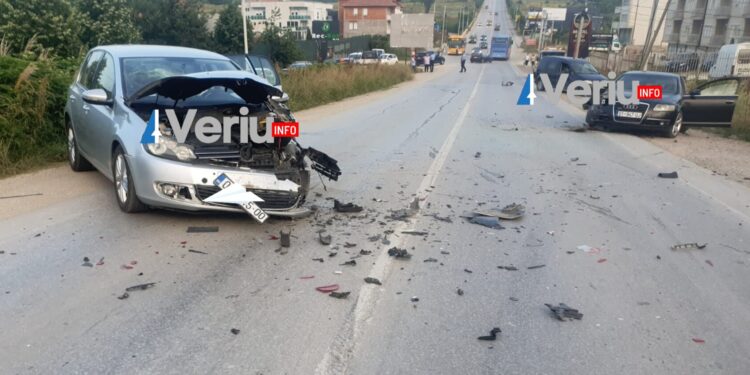 Aksident i rëndë në rrugën Prishtinë-Podujevë, 8 persona të lënduar (Foto)