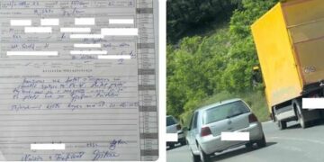 Gjilan: Tejkaluan në vijë të plotë, iu merret për tre muaj patentë shoferi dy shoferëve