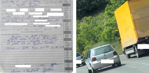 Gjilan: Tejkaluan në vijë të plotë, iu merret për tre muaj patentë shoferi dy shoferëve