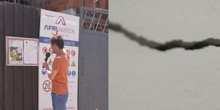 Video raportazh nga Mitrovica: Objekti banesor i AFRI UNIVERSAL po i dëmton shtëpitë fqinje, shikoni se si ua ka plasaritur muret