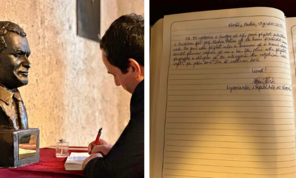 Kurti me dedikim për Ukshin Hotin: Jemi përplot pikëllim e trishtim që s’e kemi fizikisht mes nesh
