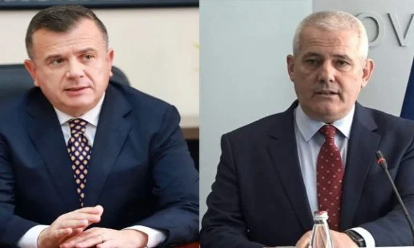 Ministri i Brendshëm i Shqipërisë takohet me homologun kosovar në Pikën Kufitare të Morinës