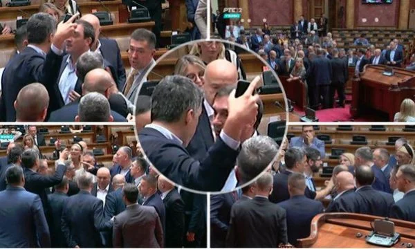 Deputetët opozitar serbë përplasen me ata të pozitës, përmendet edhe emri i Kurtit